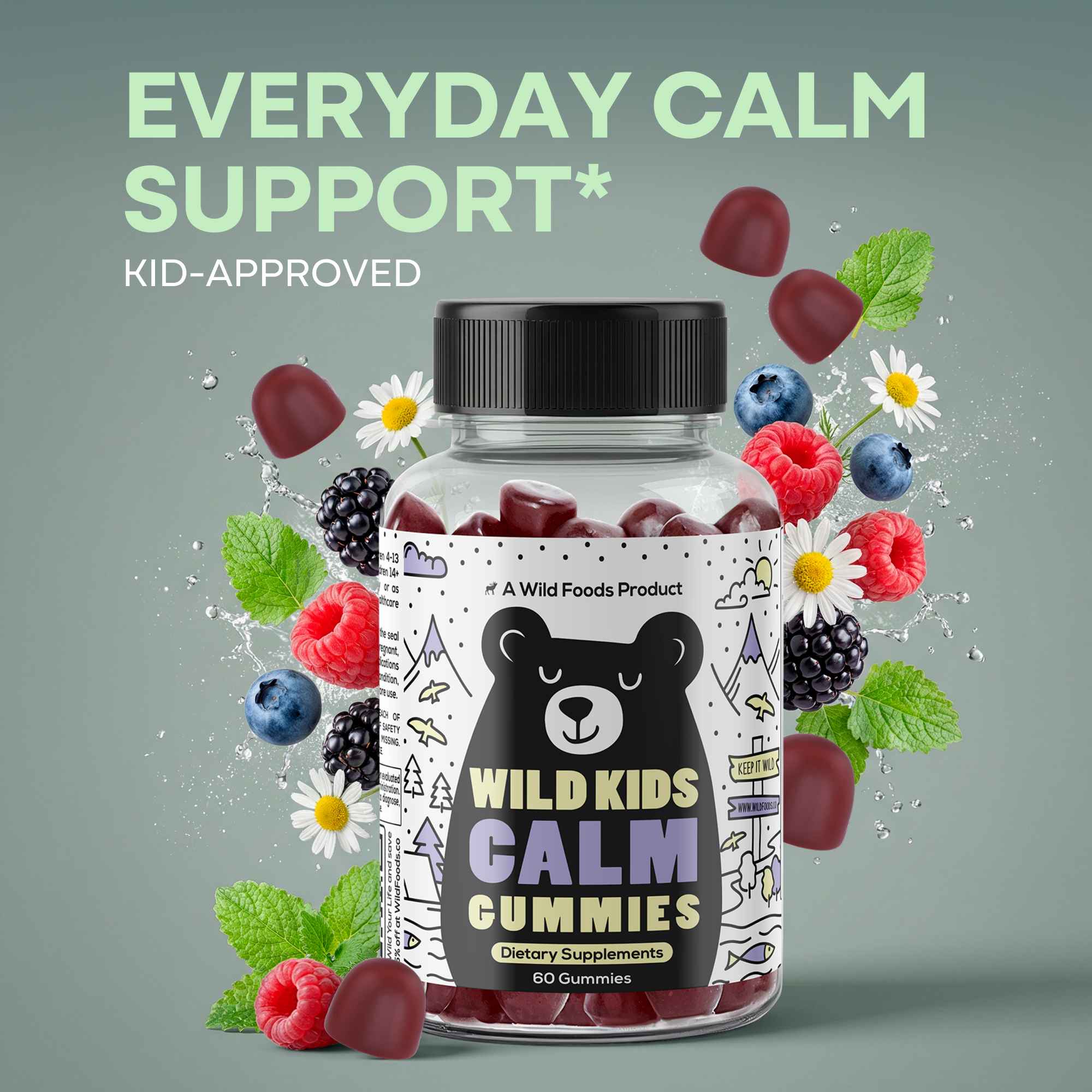 Wild Kids Calm Gummies – Relaxation & Sleep Support