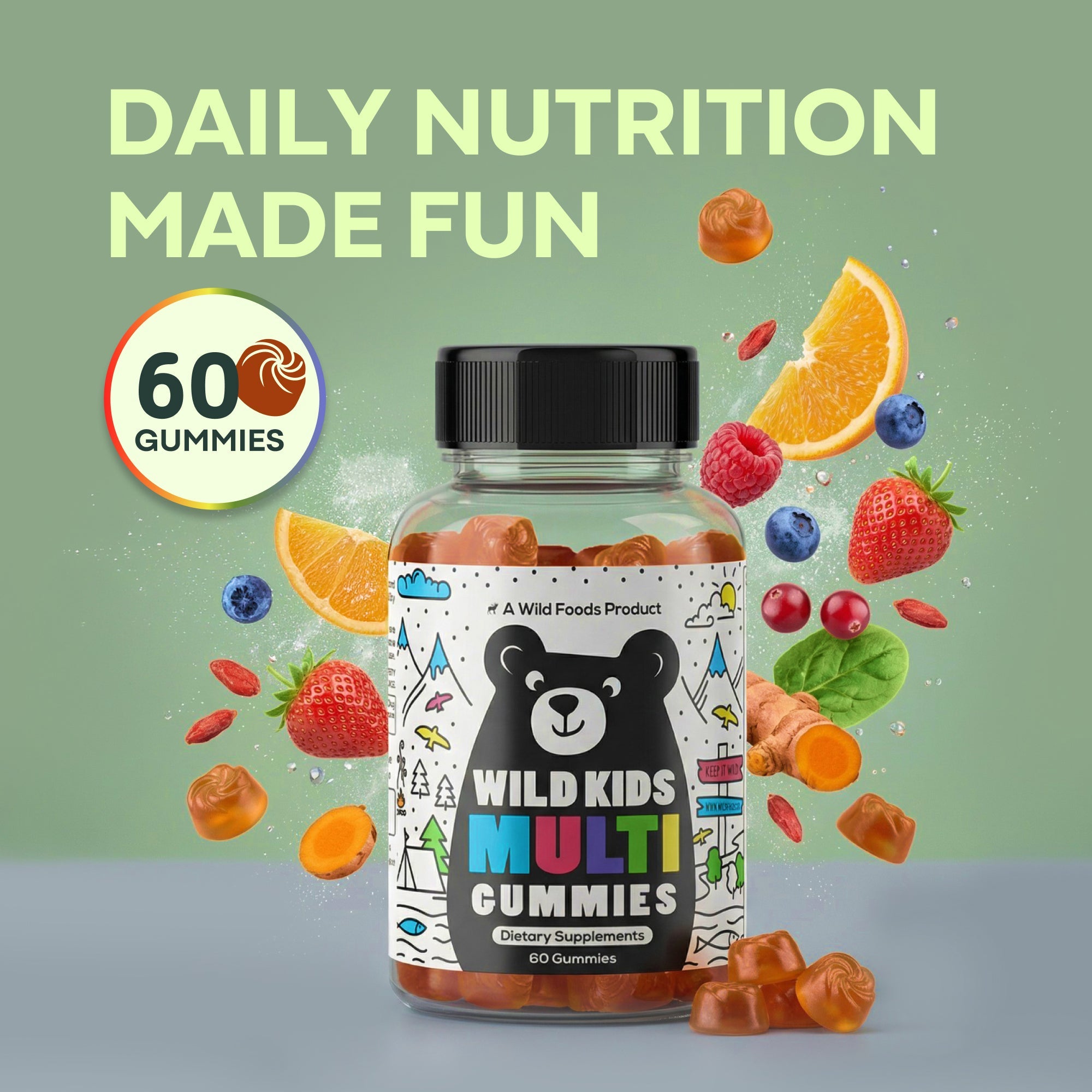 Wild Kids Multivitamin Gummies