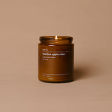 bourbon apple cider candle