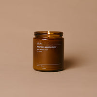 bourbon apple cider candle