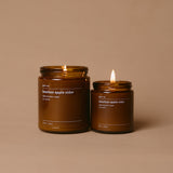 bourbon apple cider candle