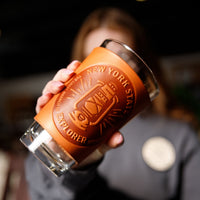 Leather Pint Glass