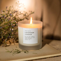 Lavender + Cedar - Signature Soy Wax Candle