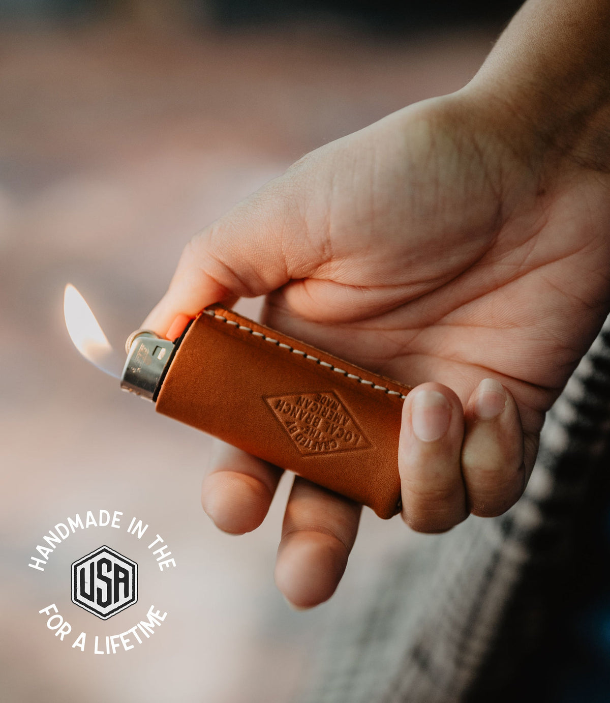 Leather Lighter Cover
