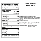 Lemon Almond Granola Bars