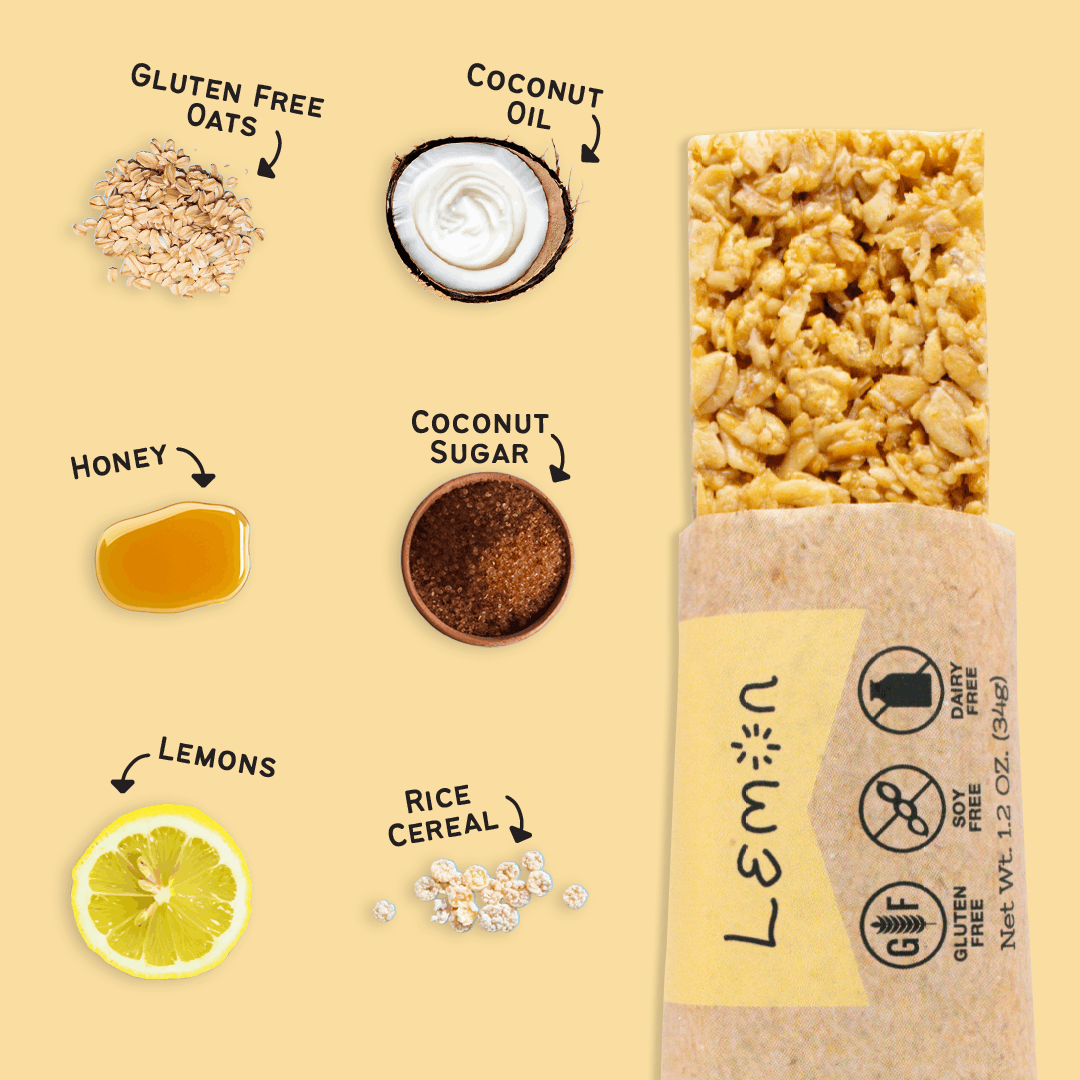 Lemon Granola Bars