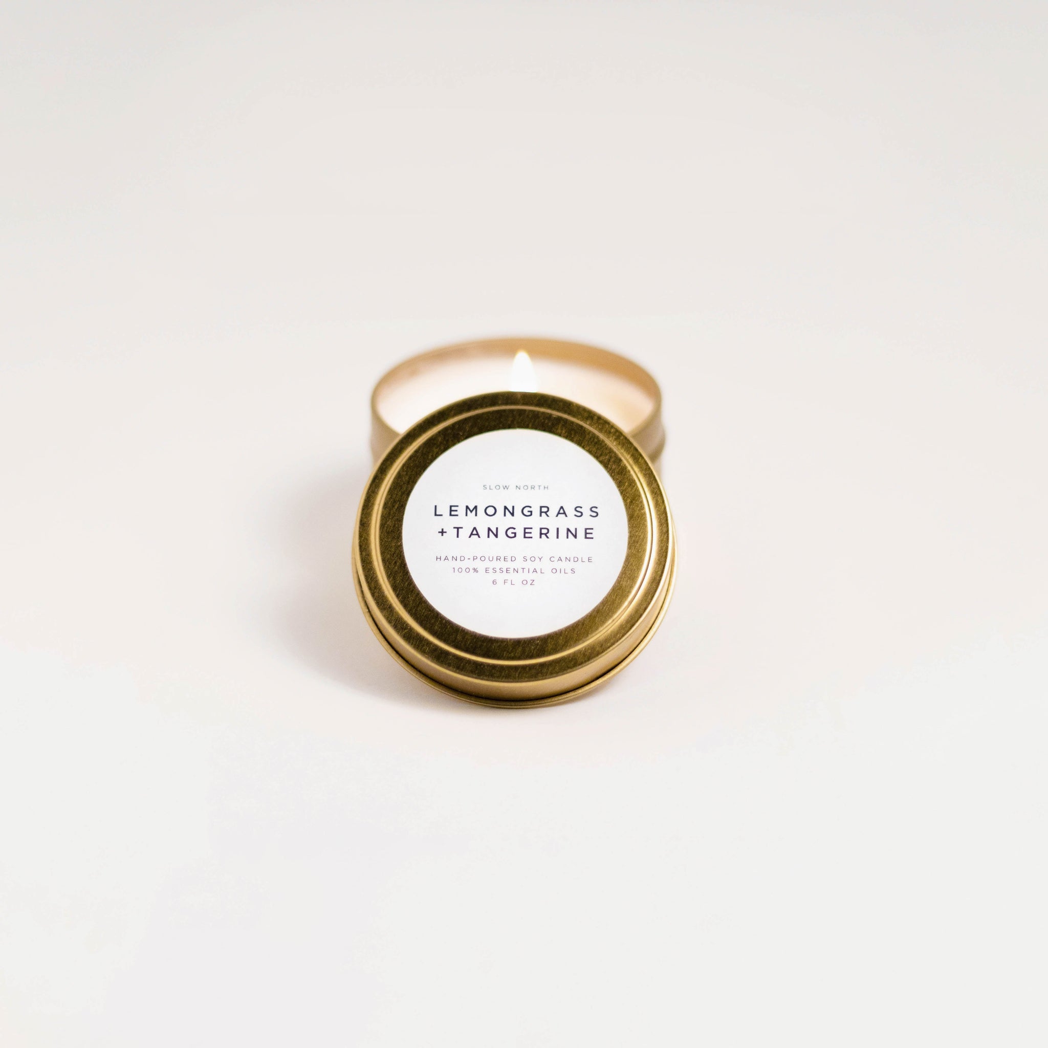 Lemongrass + Tangerine Soy Wax Candle