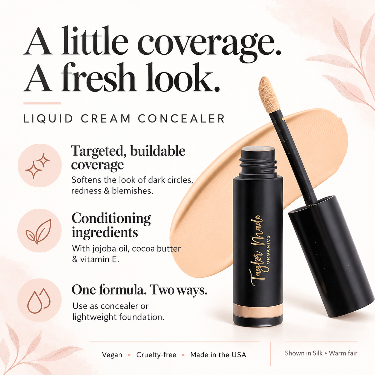 Liquid Organic Concealer - multitasking
