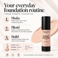 Liquid Mineral Foundation | Oil-free & Lightweight