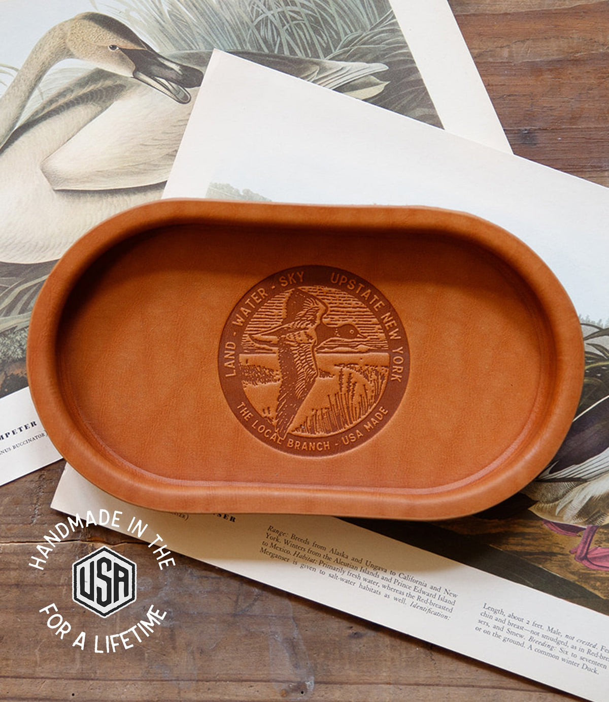 Leather Valet - Oval