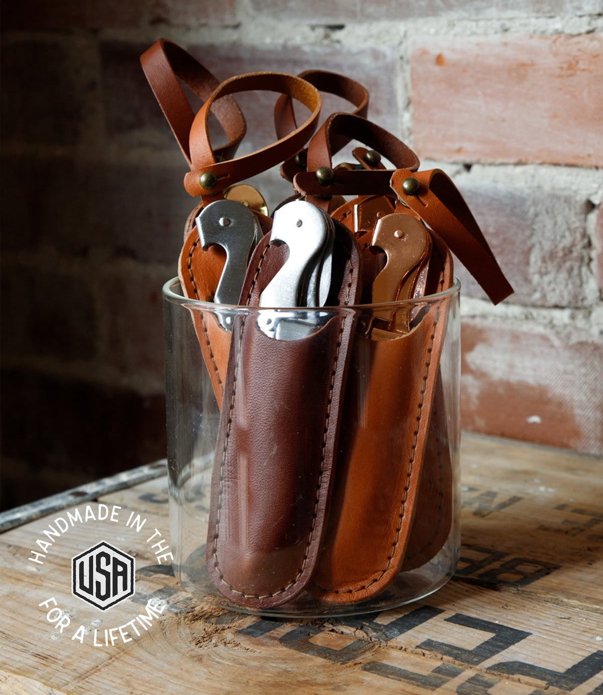 Wine Key with Leather Holster