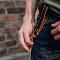Leather Key Clip Loop