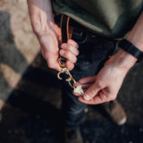 Leather Key Clip Loop
