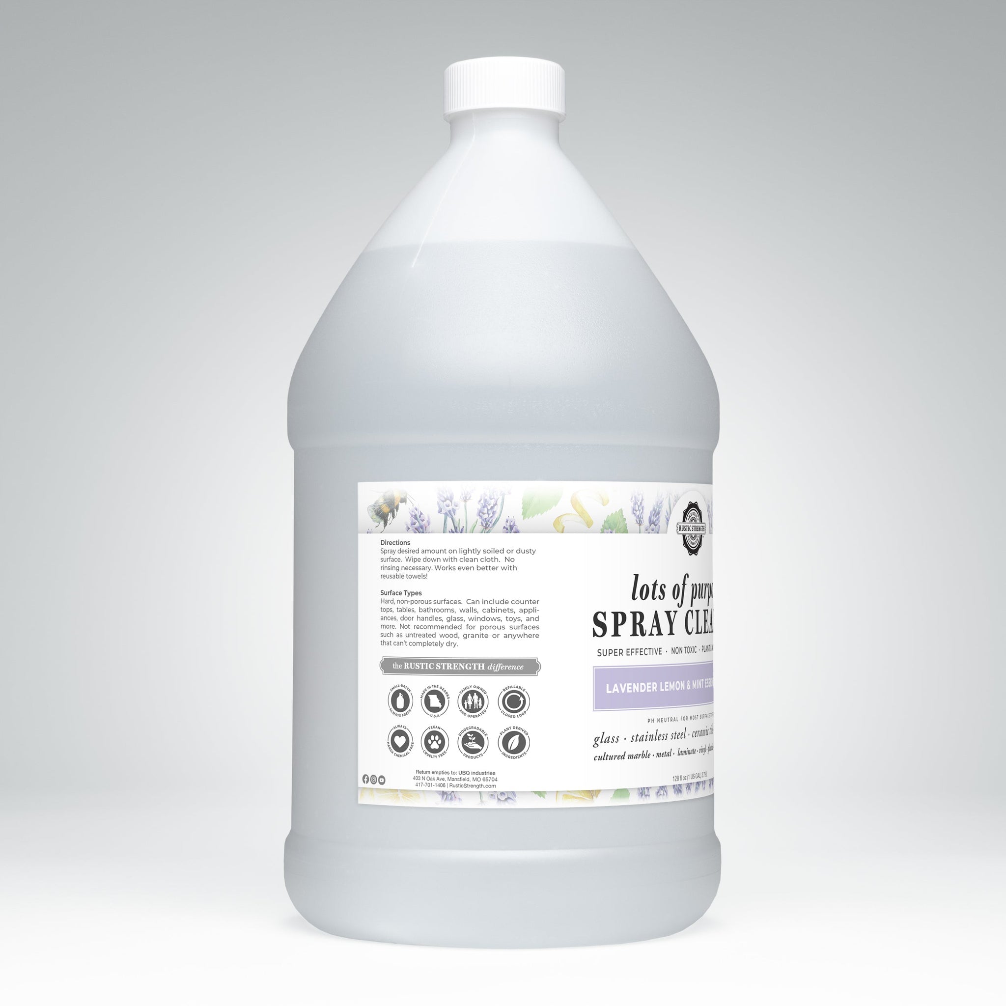 Lots of Purpose Spray Cleaner | Lavender, Lemon & Mint