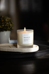 Moonglow - Signature Soy Wax Candle (Patchouli + Cinnamon + Black Pepper)