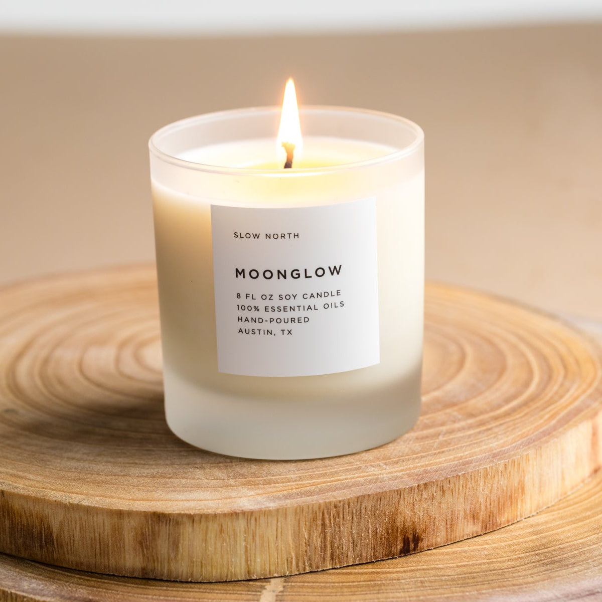 Moonglow - Signature Soy Wax Candle (Patchouli + Cinnamon + Black Pepper)