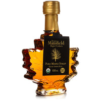 Organic Pure Vermont Maple Syrup – 100ml Vermont Maple Leaf Favor Bottle