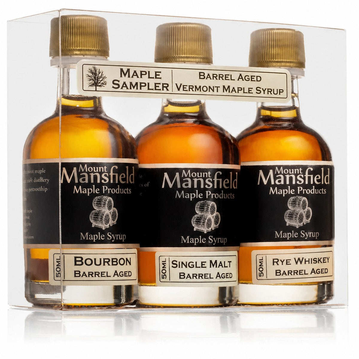 Barrel Aged Vermont Maple Syrup – 3 Pack Sampler Set