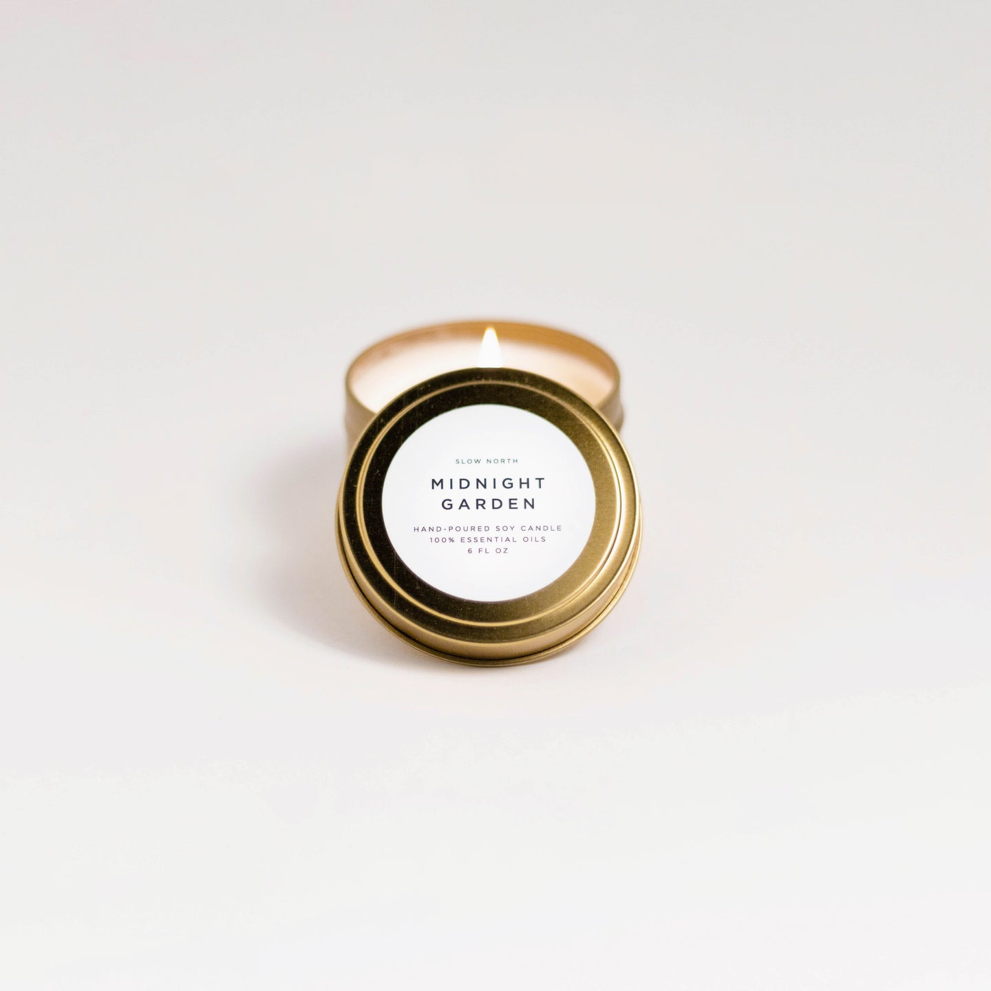 Midnight Garden Soy Wax Candle | Lavender + Rosemary + Geranium