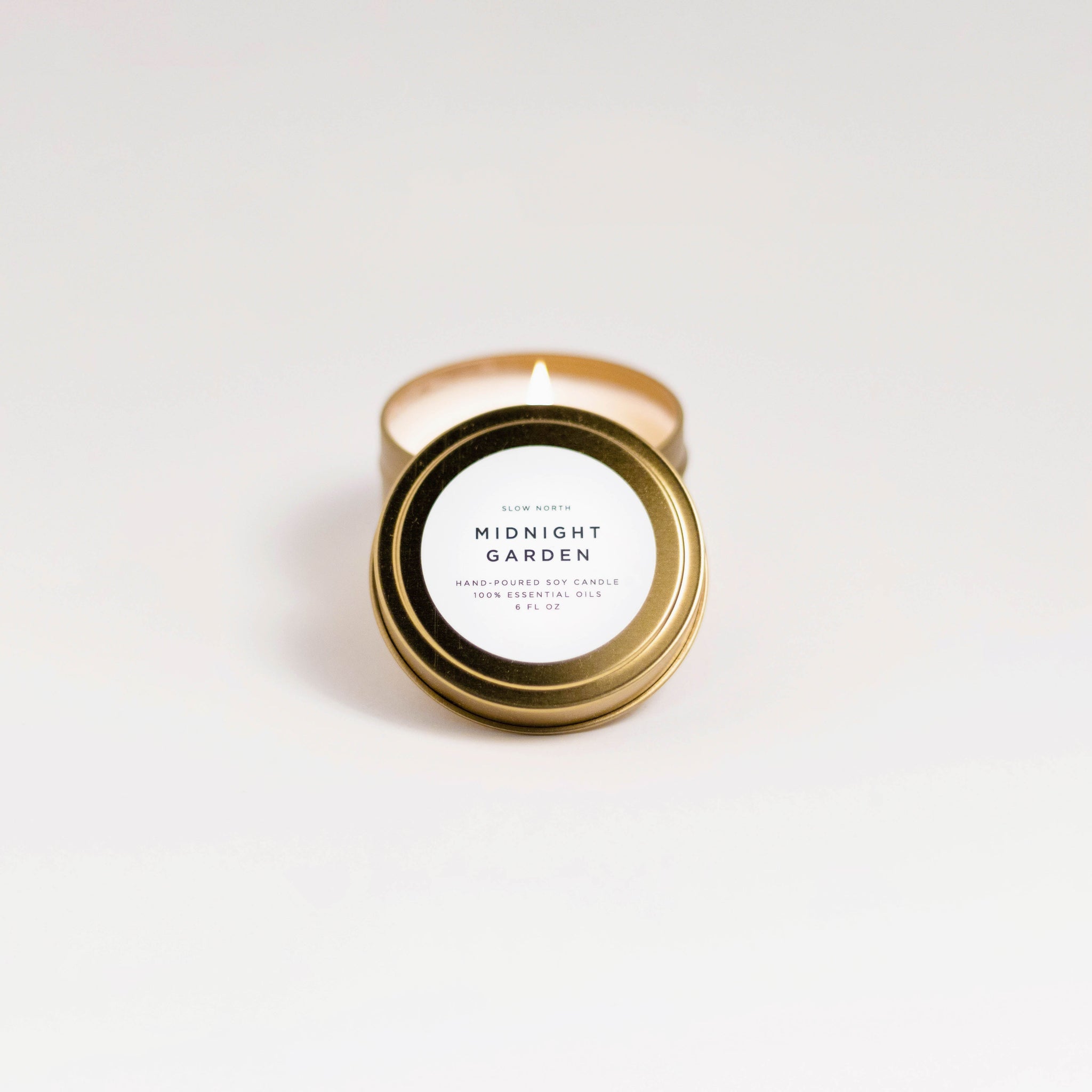 Midnight Garden Soy Wax Candle | Lavender + Rosemary + Geranium