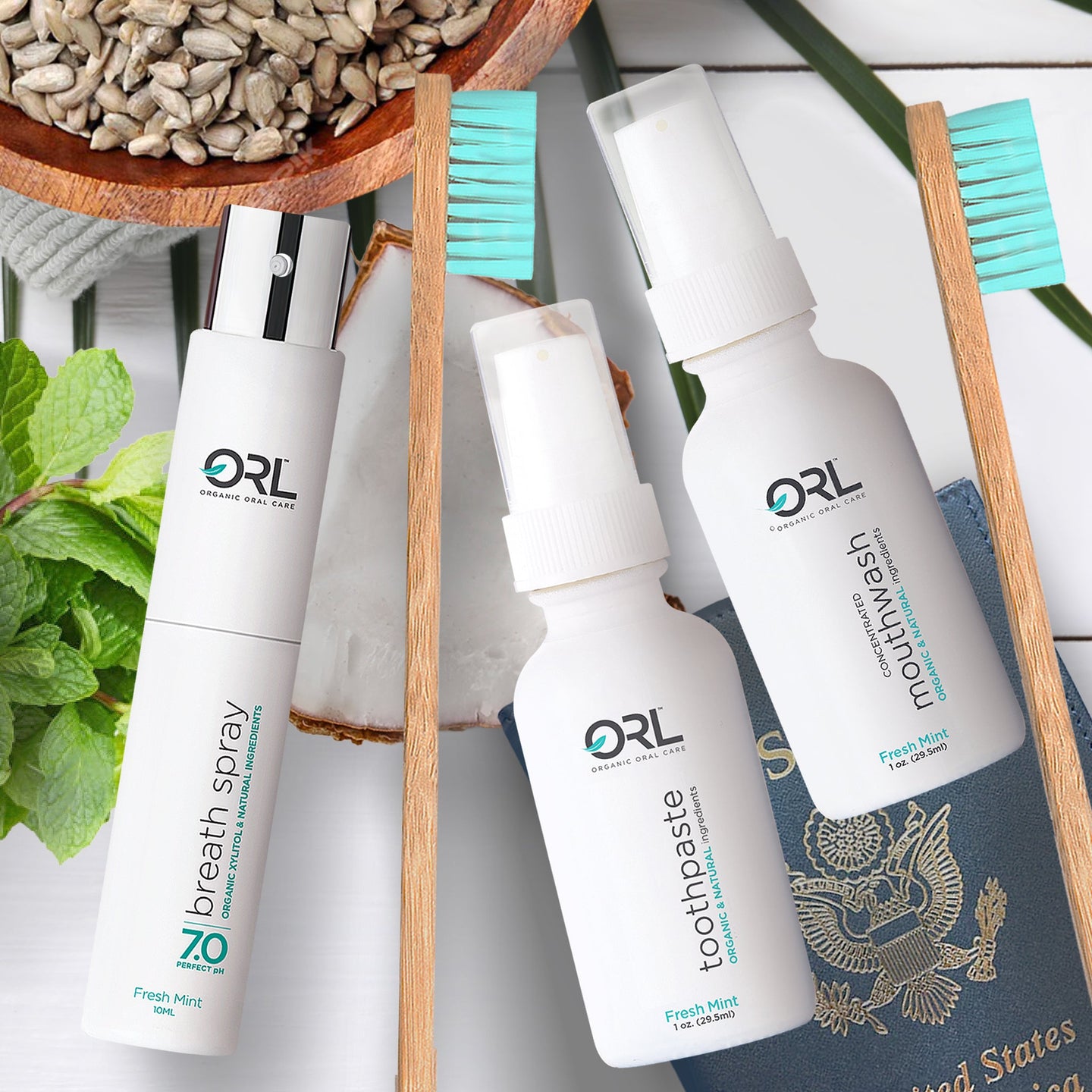 Fresh Mint Travel Collection