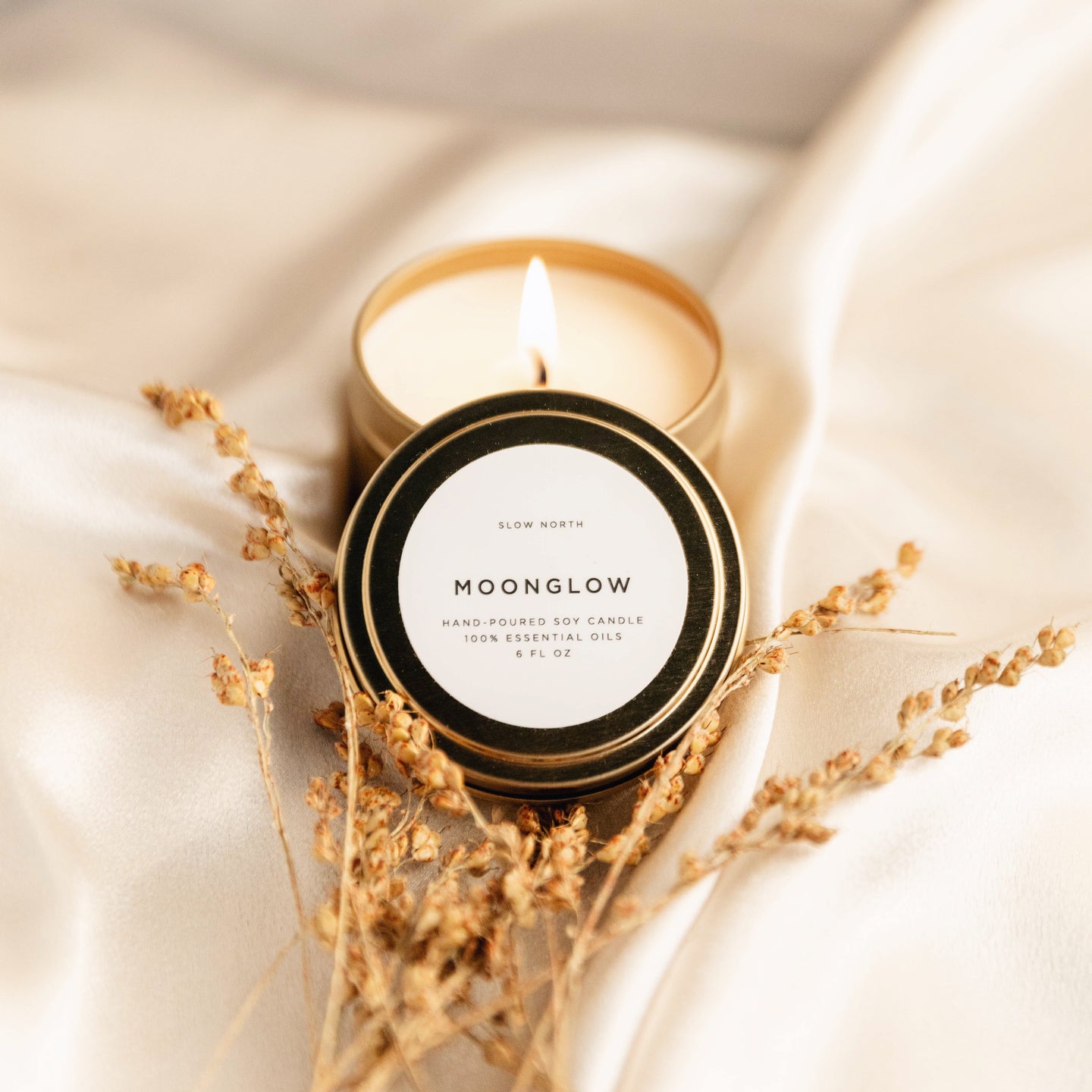 Moonglow Soy Wax Candle | Patchouli + Cinnamon + Black Pepper