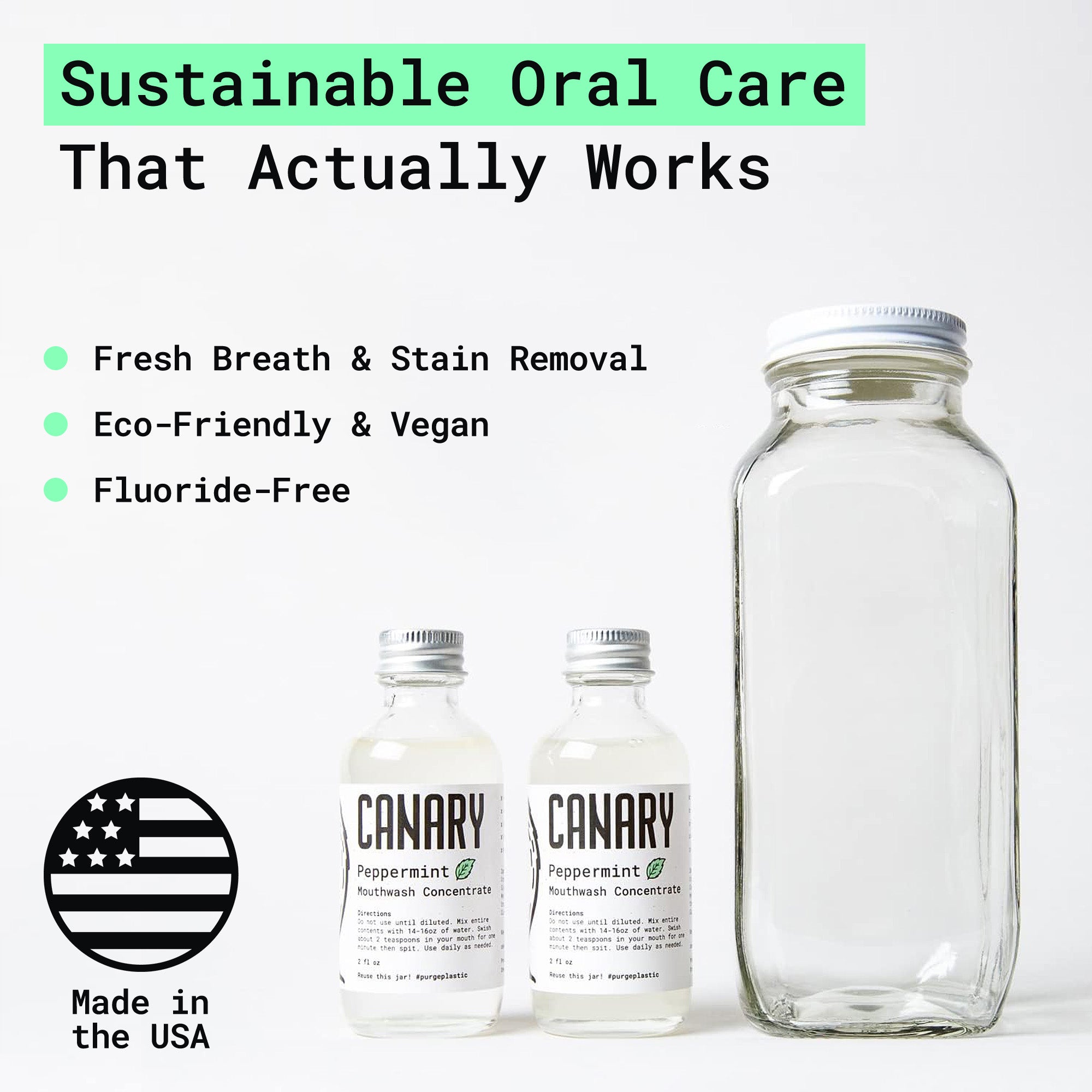 Peppermint Mouthwash Concentrate