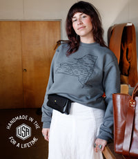 New York State Map Sweatshirt