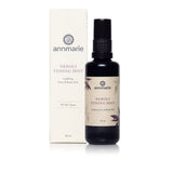 Annmarie presents Neroli Toning Mist, an uplifting face and body mist for all skin types, with product packaging and bottle displayed.
