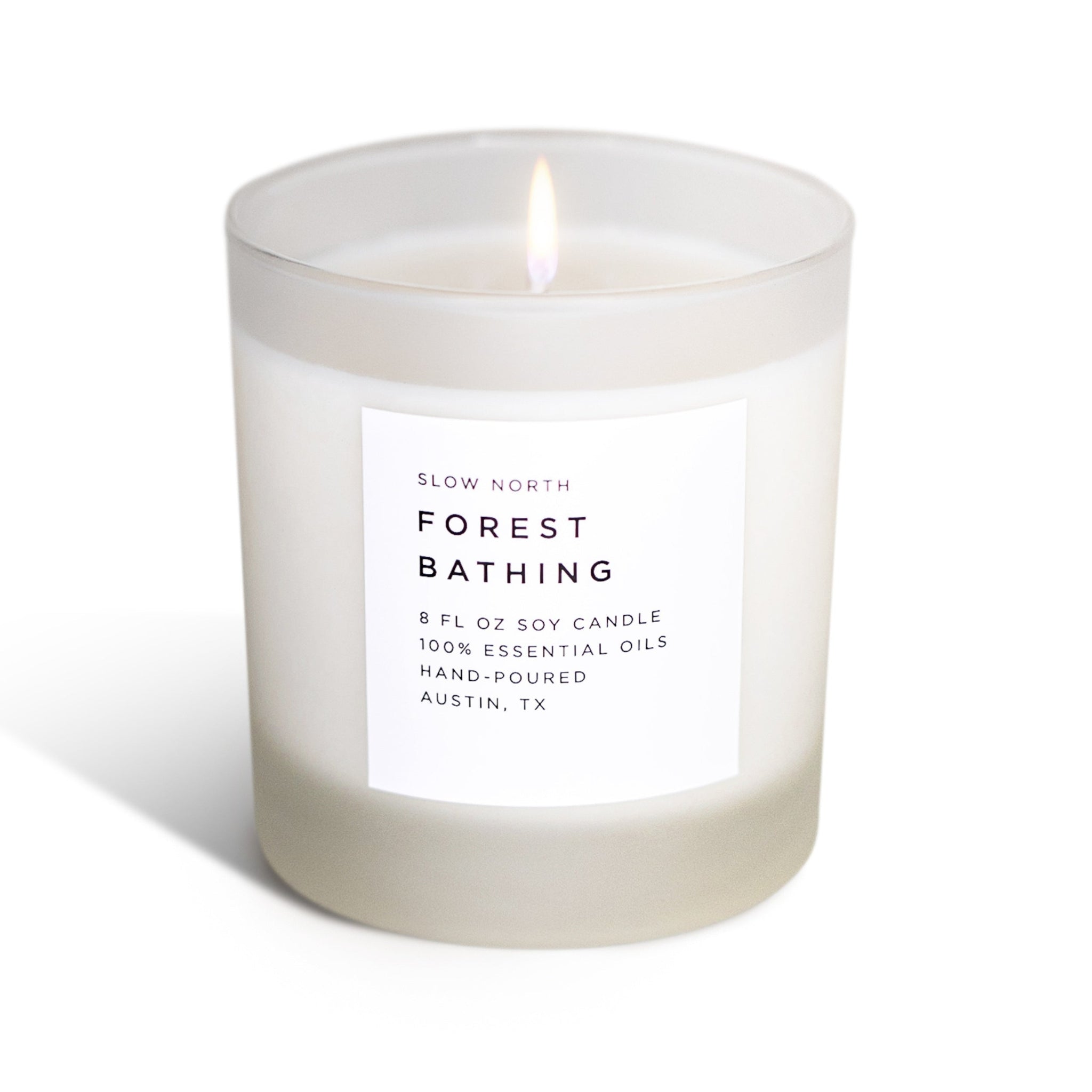 Forest Bathing - Signature Soy Wax Candle (Fir + Pine + Patchouli)