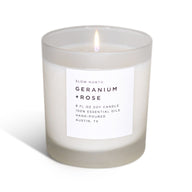 Geranium + Rose - Signature  Soy Wax Candle