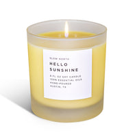 Hello Sunshine - Signature Soy Wax Candle (Grapefruit + Geranium + Lime)