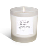 Lavender + Cedar - Signature Soy Wax Candle