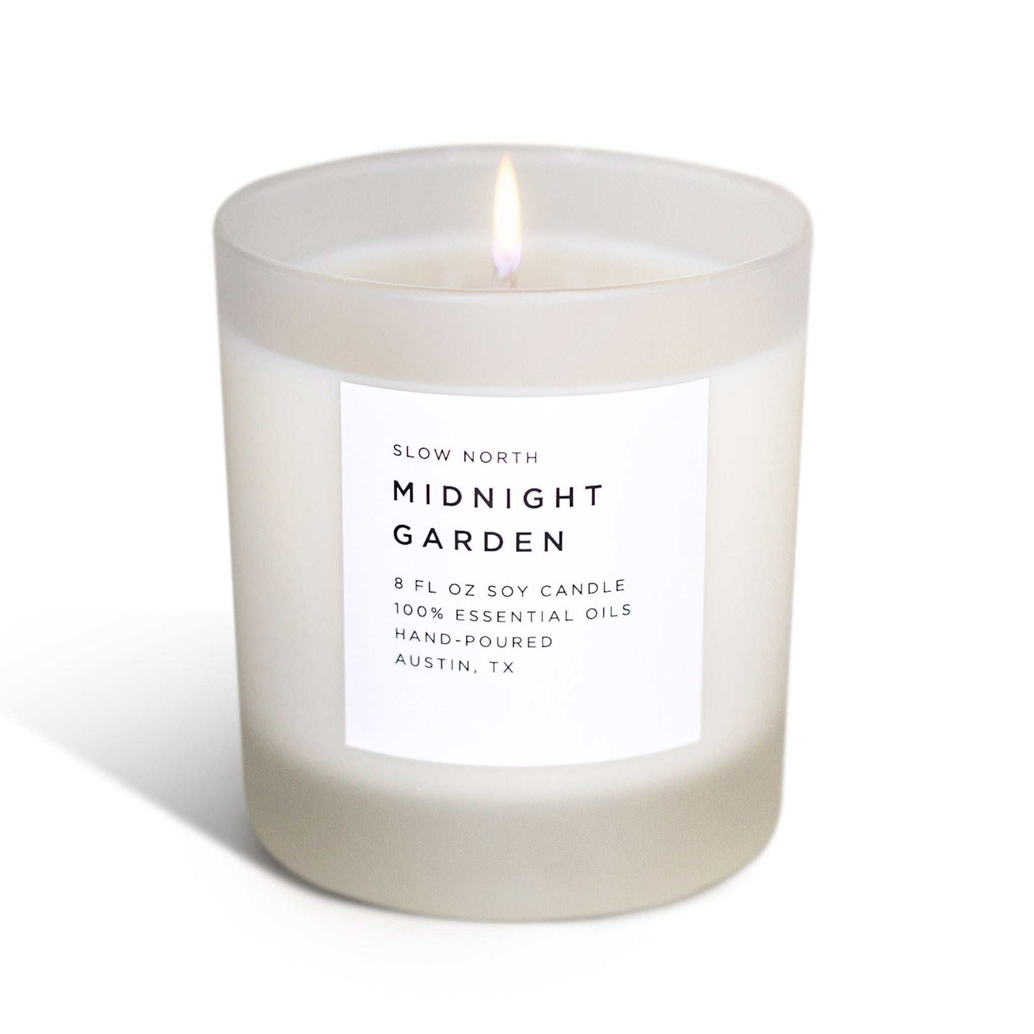 Midnight Garden - Signature Soy Wax Candle (Lavender + Rosemary + Geranium)
