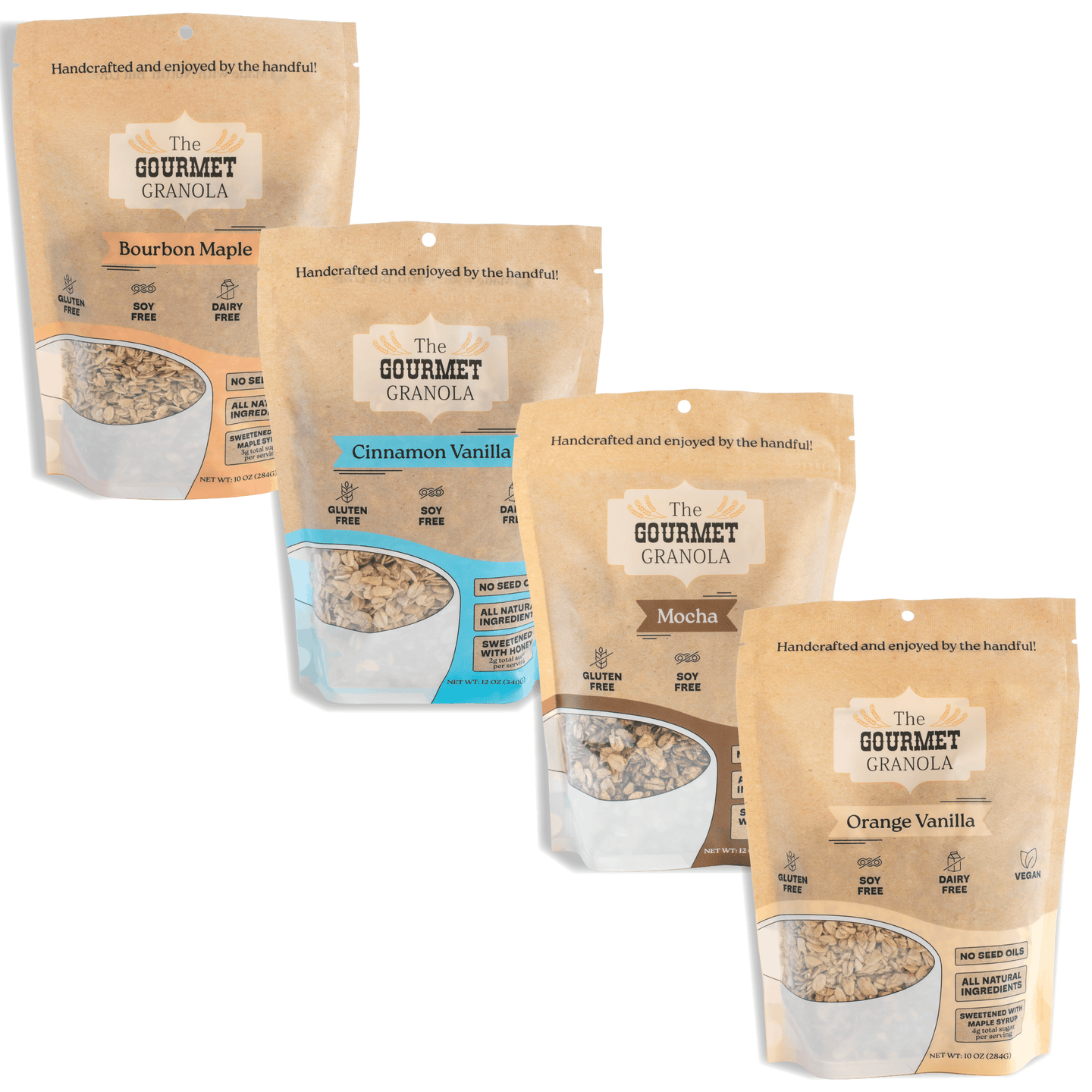 Granola 4 Bag Bundle - Nut Free Granola