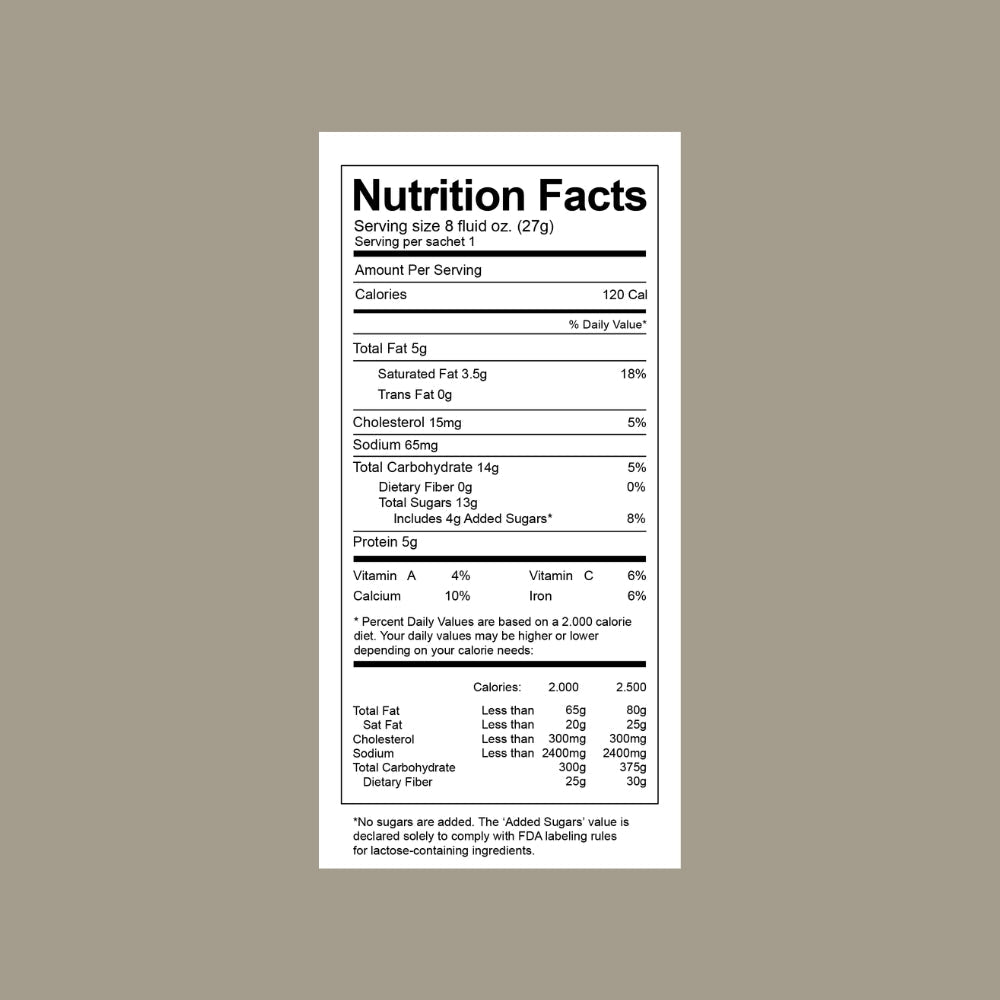 Goat Milk Sample Pouch
