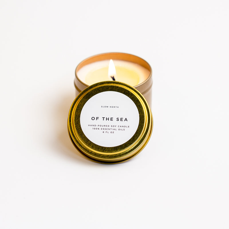Of The Sea  Soy Wax Candle | Eucalyptus + Lavender + Peppermint