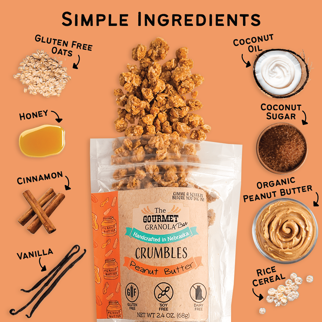 Crumbles Variety Pack -  top 4 flavors
