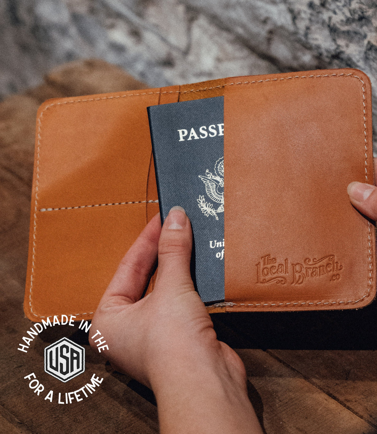 Leather Passport Case