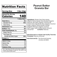 Peanut Butter Granola Bars