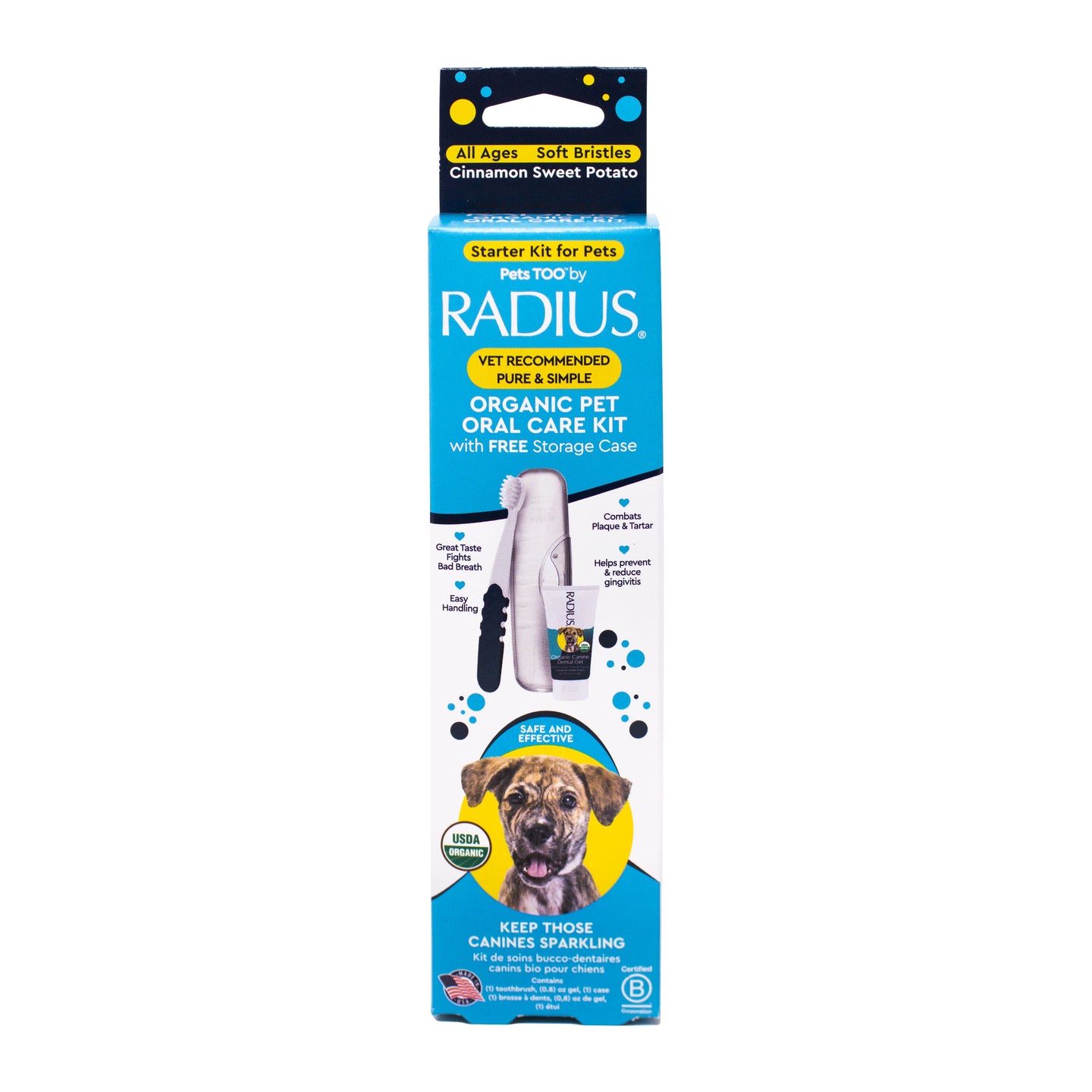 Organic Canine Dental Kit with FREE Critter Case