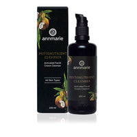 Annmarie's Phytonutrient Cleanser, an activated facial cream cleanser for all skin types, sits beside its product box.
