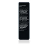 Cosmetic product packaging displays a detailed list of organic ingredients, emphasizing aloe, botanical extracts, and essential oils.
