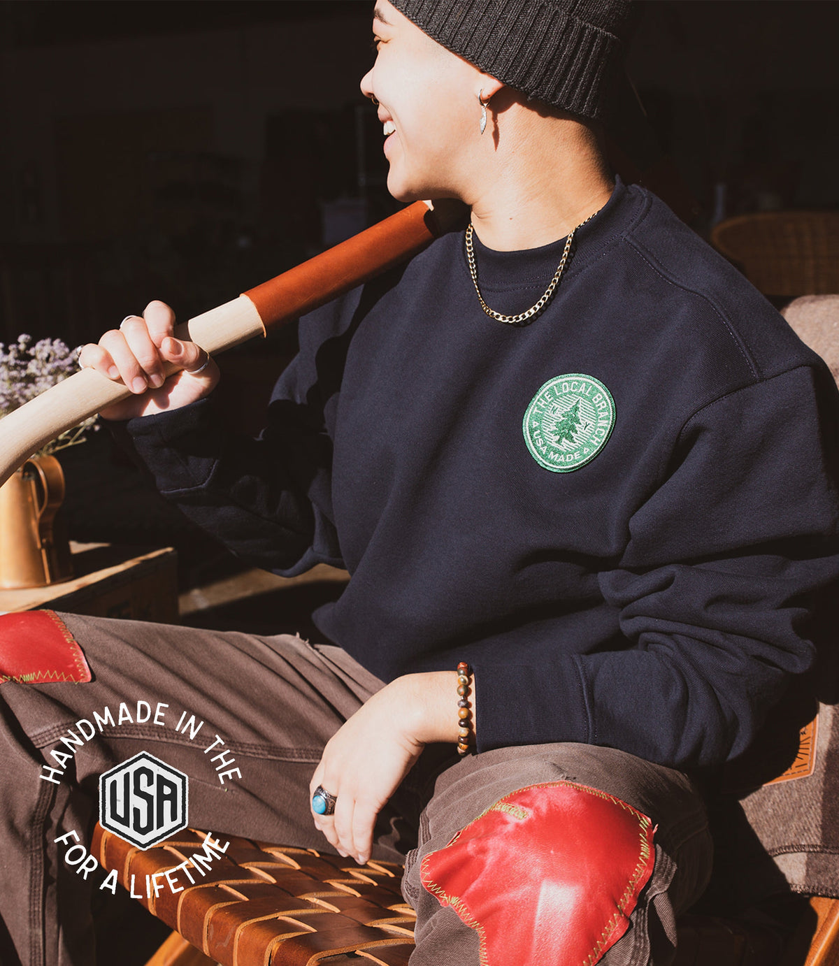 New York Pine Tree Heavyweight Sweatshirt