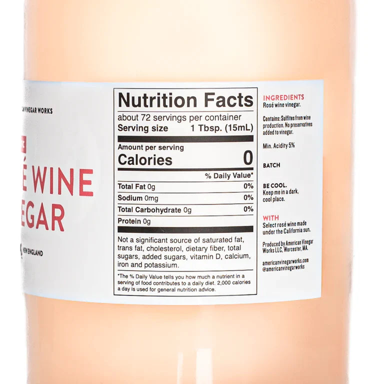 Pink Pacific Rose Wine Vinegar