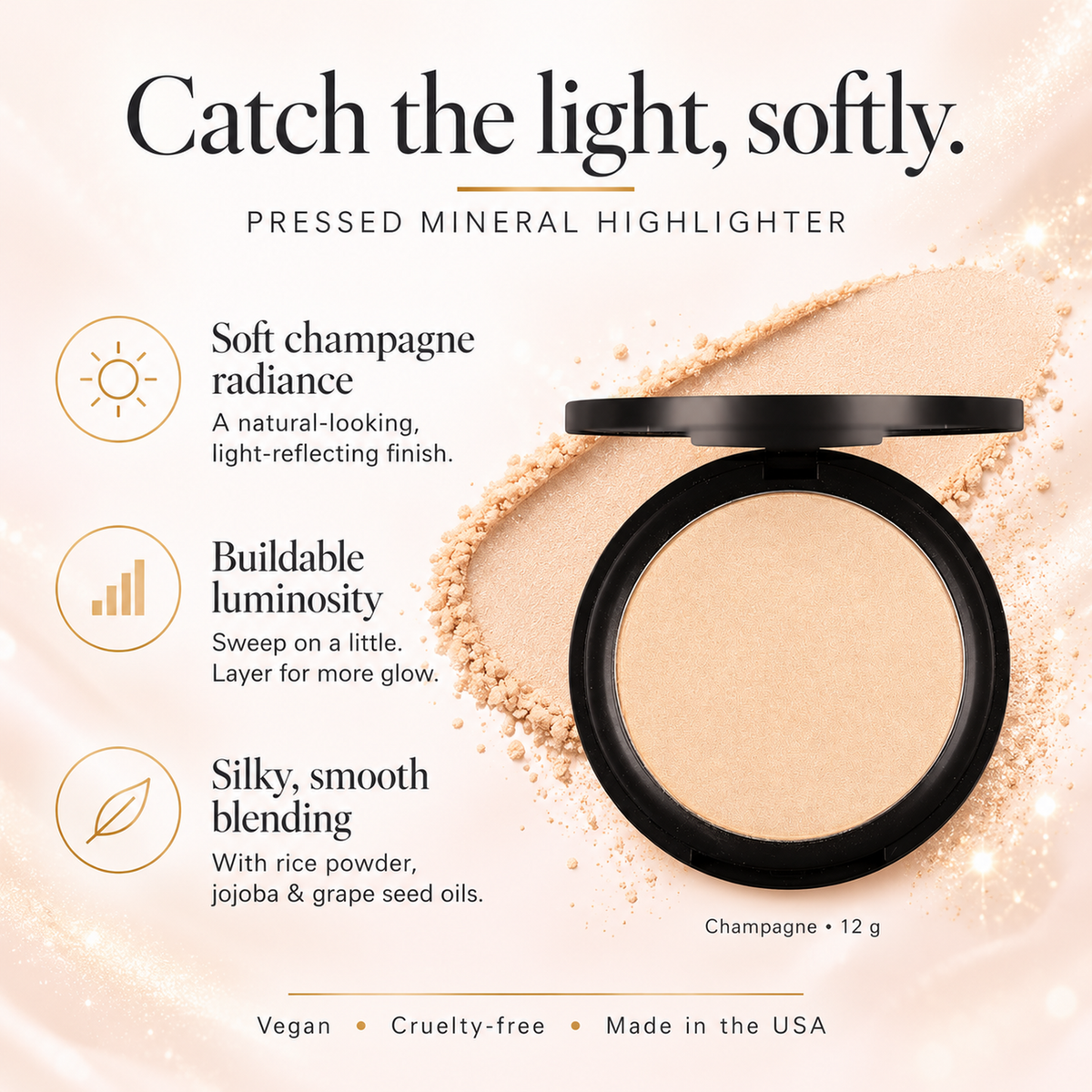 Organic Pressed Highlighter