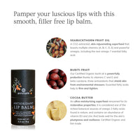Annmarie Antioxidant Lip Balm features sea buckthorn, buriti fruit oil, and cocoa butter for smooth, moisturized lips.
