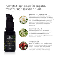 Annmarie Wild Fruit Serum bottle promotes brighter skin with Madonna Lily, Knotweed, and Apple extracts.
