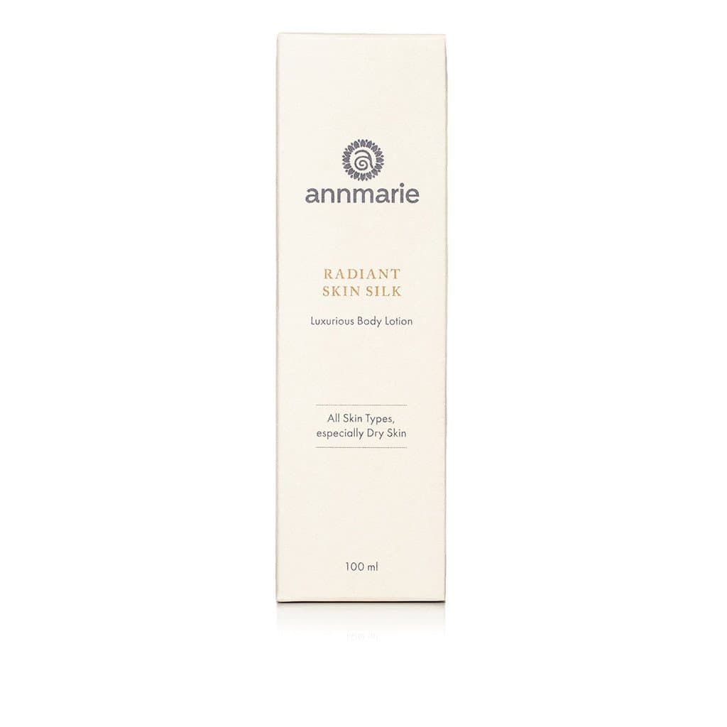 Annmarie's Radiant Skin Silk luxurious body lotion promises radiant skin for all skin types, especially dry skin.
