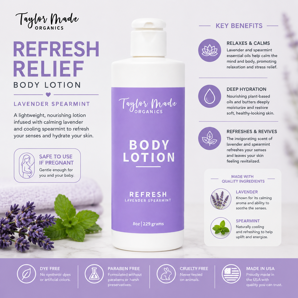 Refresh Organic Lotion